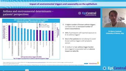 Impact of environmental triggers and seasonality on the epithelium (1/4)