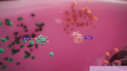 The effects of alarmins on immune cells - 3D animation